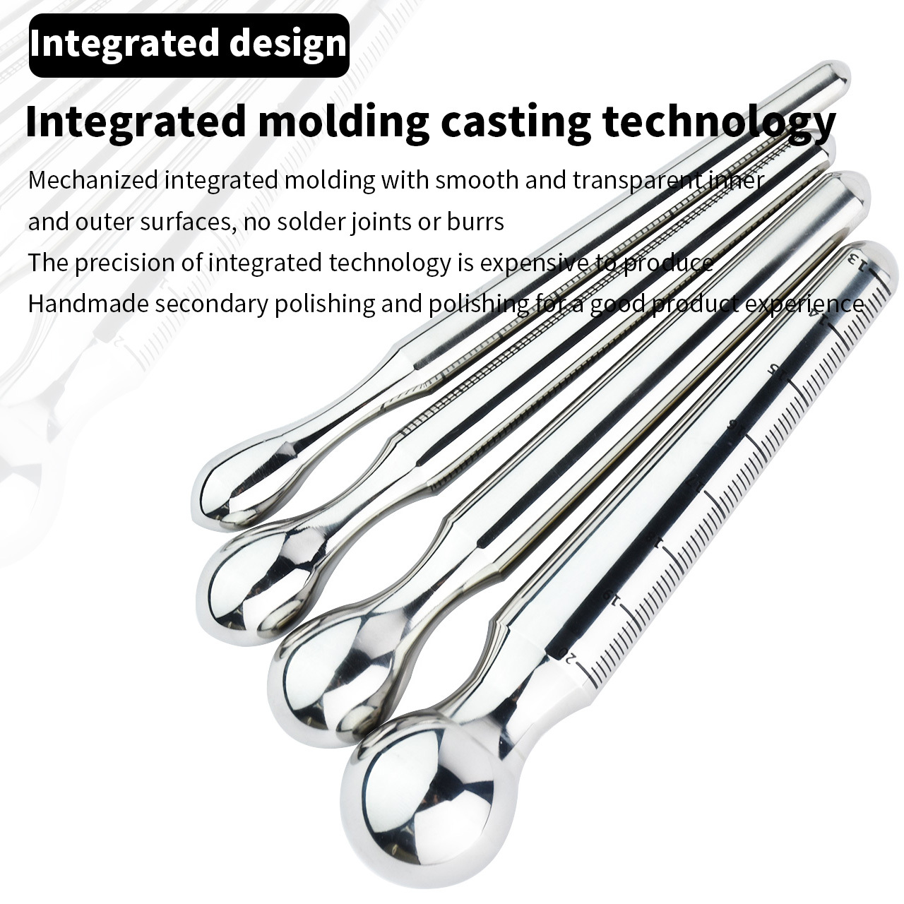 Stainless Steel Urethral Sounds With Scale Sounding Rods -WeLovePlugs