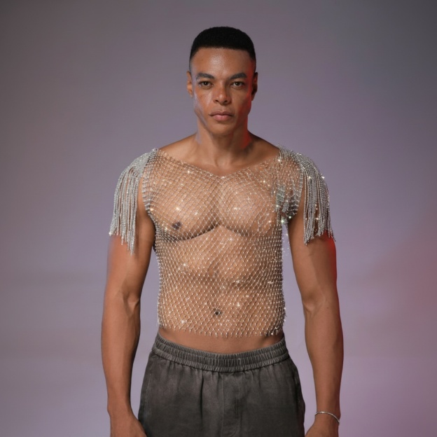 Starluxe Mesh Sparkle Top – Style B - image 7