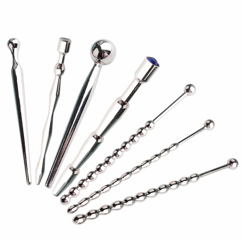 Multi-size Beaded Urethral Sounding Rods-WeLovePlugs
