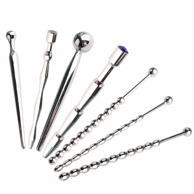 Multi-size Beaded Urethral Sounding Rods-WeLovePlugs