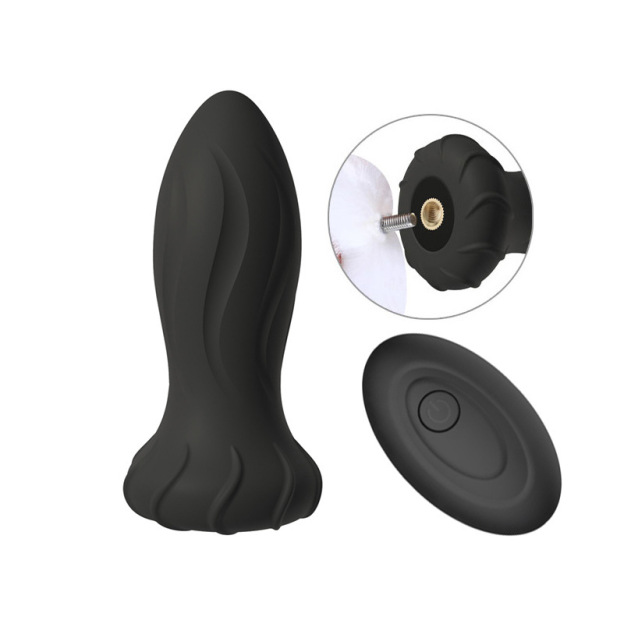 Sexy Bunny Tail Vibrating Silicone Anal Plug -WeLovePlugs