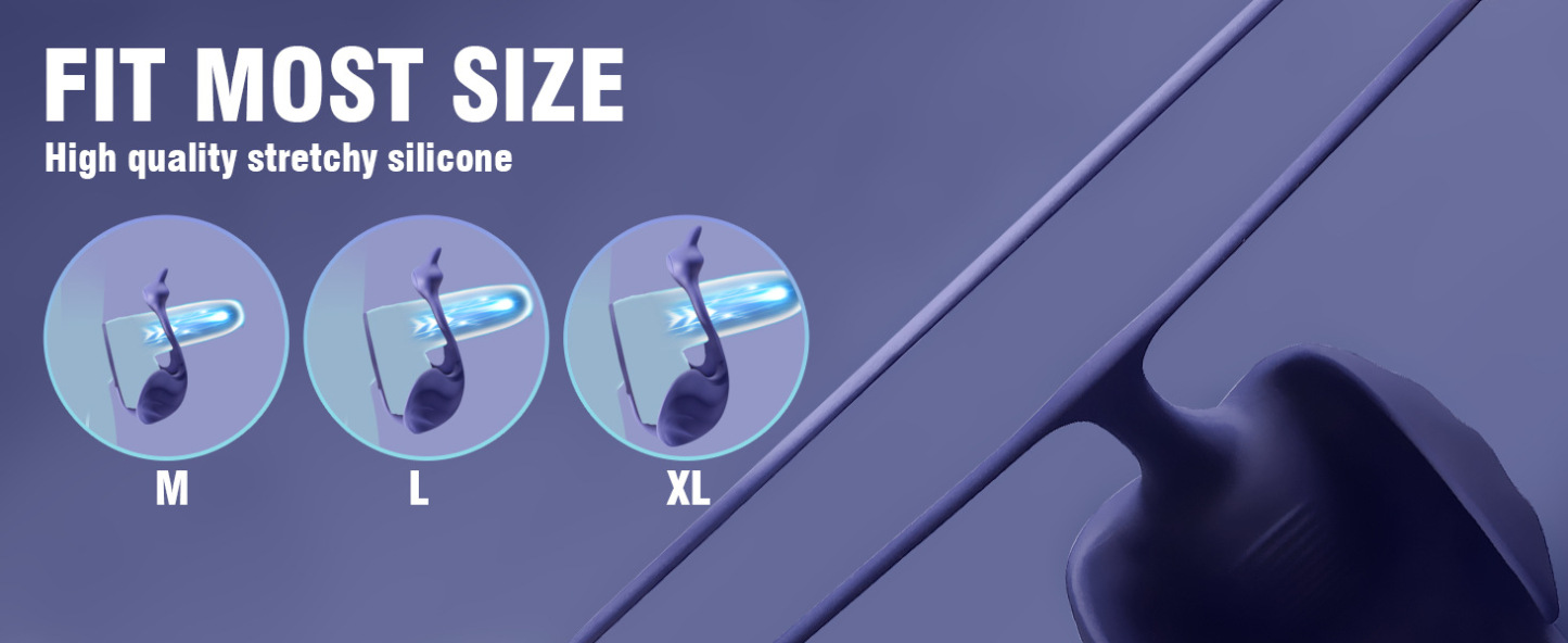 Vibrating Cock Ring with Testicle Vibrator APP Remote Control & 3 in 1 -WeLovePlugs