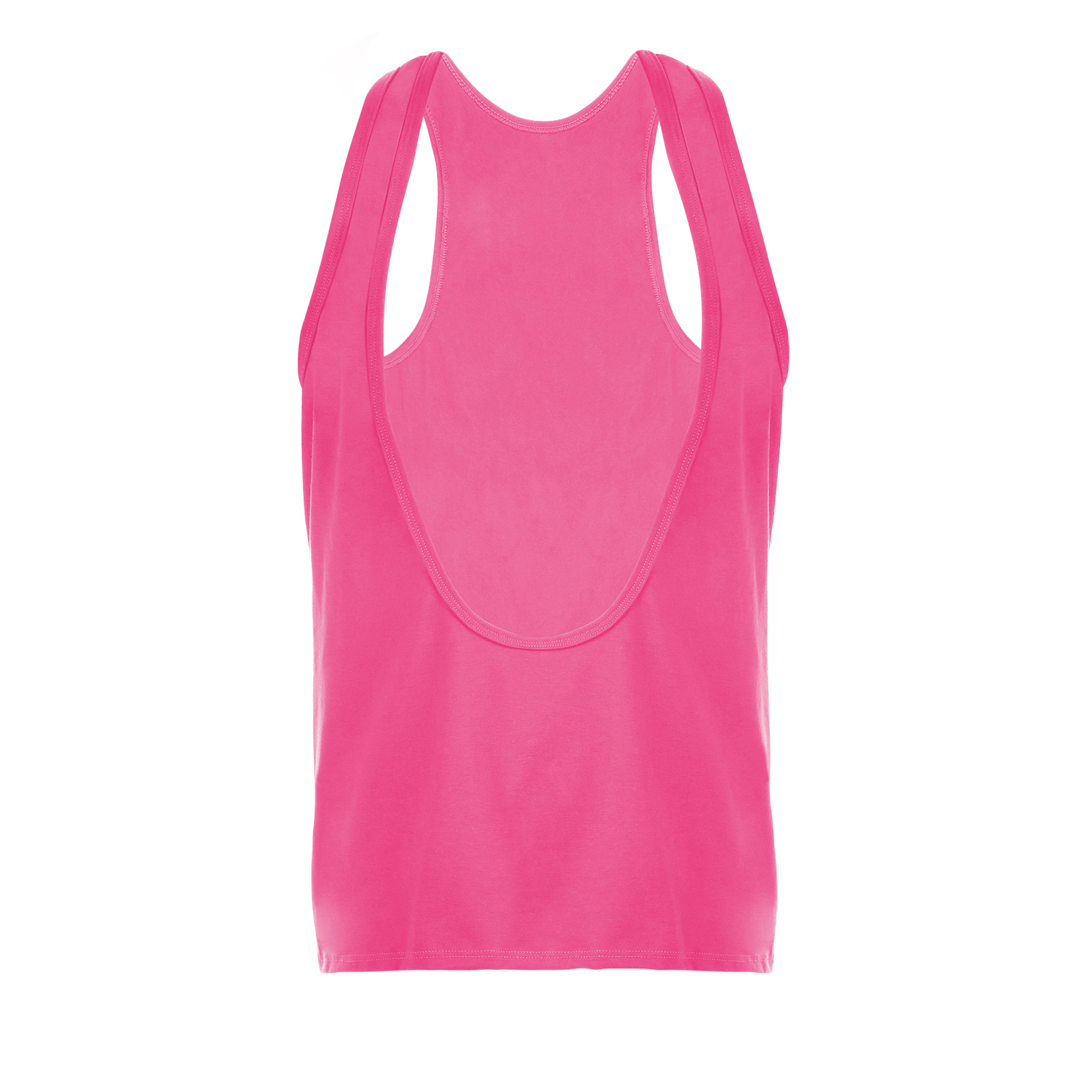 Man Deep V-neck Sexy Sleeveless Tops - Rose - 3XL - image 2