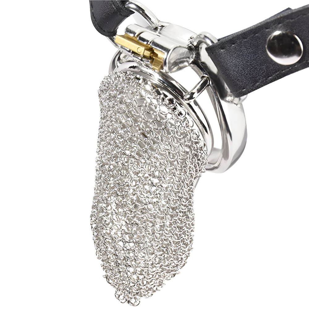 Chain Mail Plating Chastity Cage -WeLovePlugs