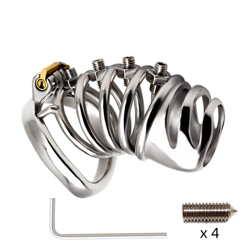 Metal Slave SM Sparse Chastity Cage -WeLovePlugs