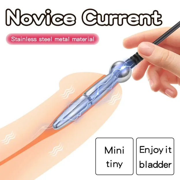 Stainless Steel Electric E-stim Stretcher Urethra Sound Rod - image 4
