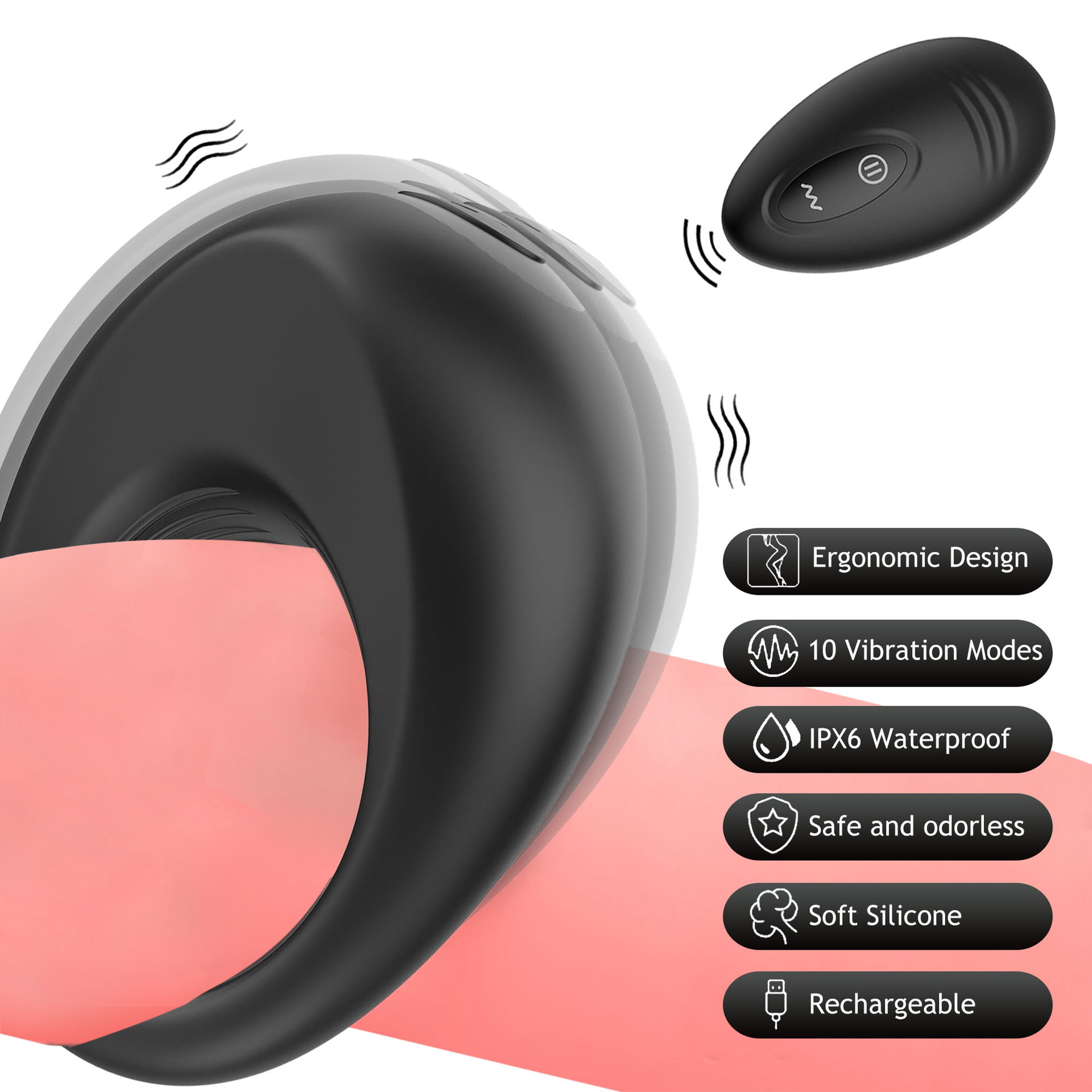 38mm Remote Control Cock Ring – Boost Performance & Pleasure-WeLovePlugs