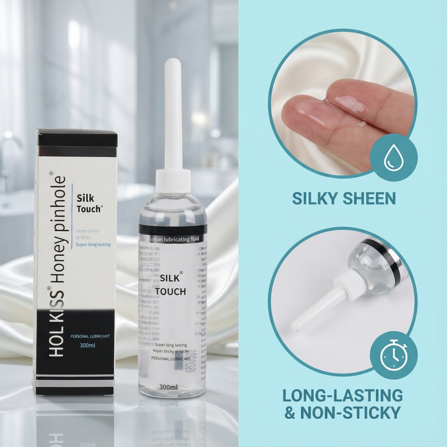 300ml Clear Silky Lubricant With Extended Precision Nozzle - image 6