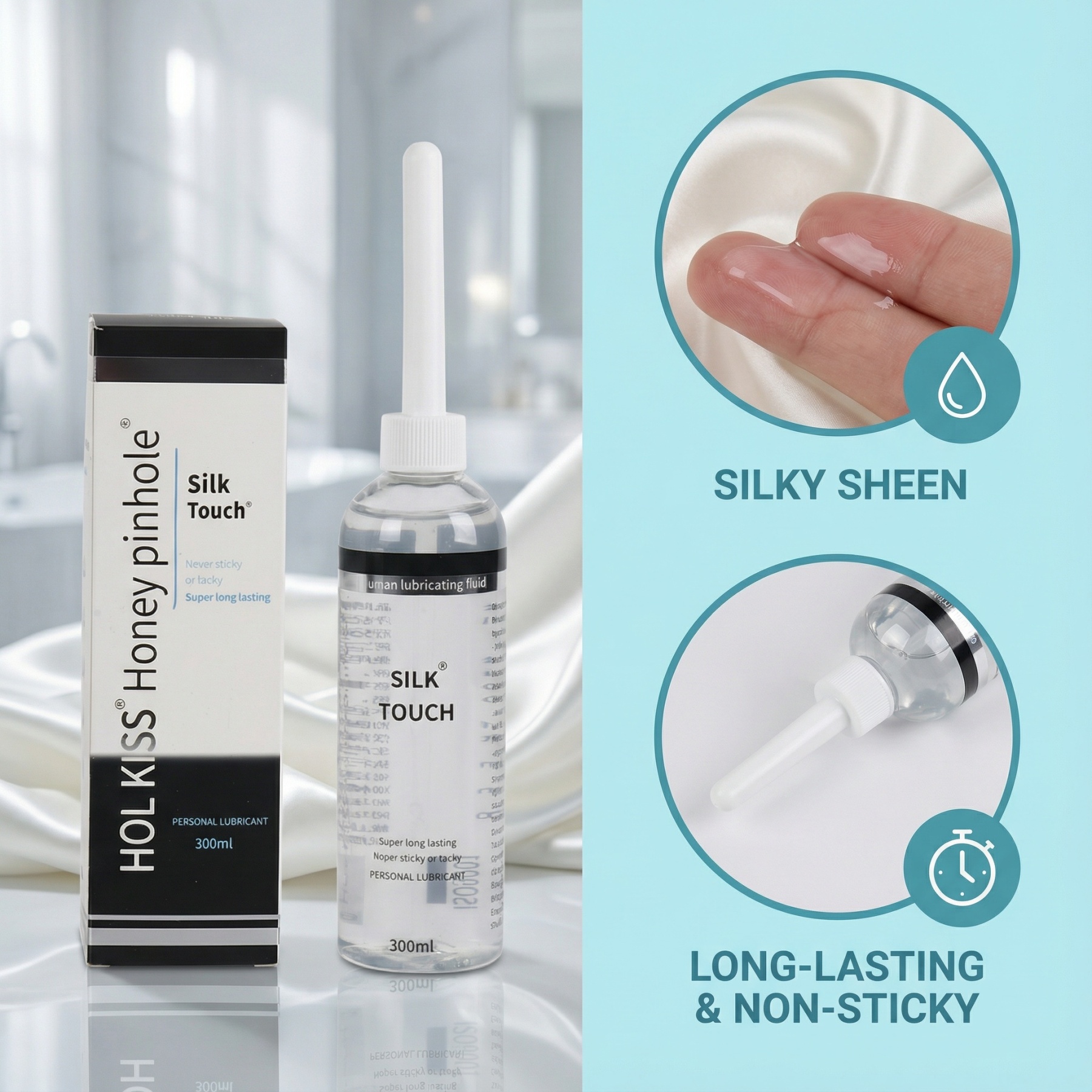 300ml Clear Silky Lubricant With Extended Precision Nozzle - image 6