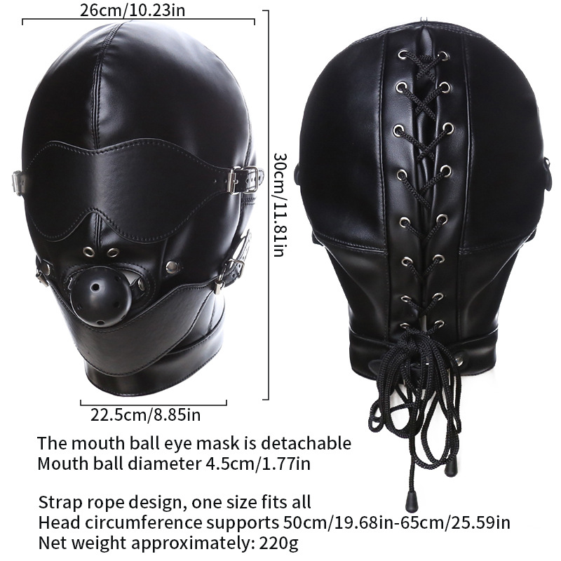Premium Sensory BDSM Mask-WeLovePlugs