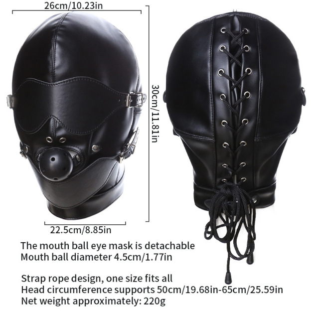 Premium Sensory BDSM Mask-WeLovePlugs
