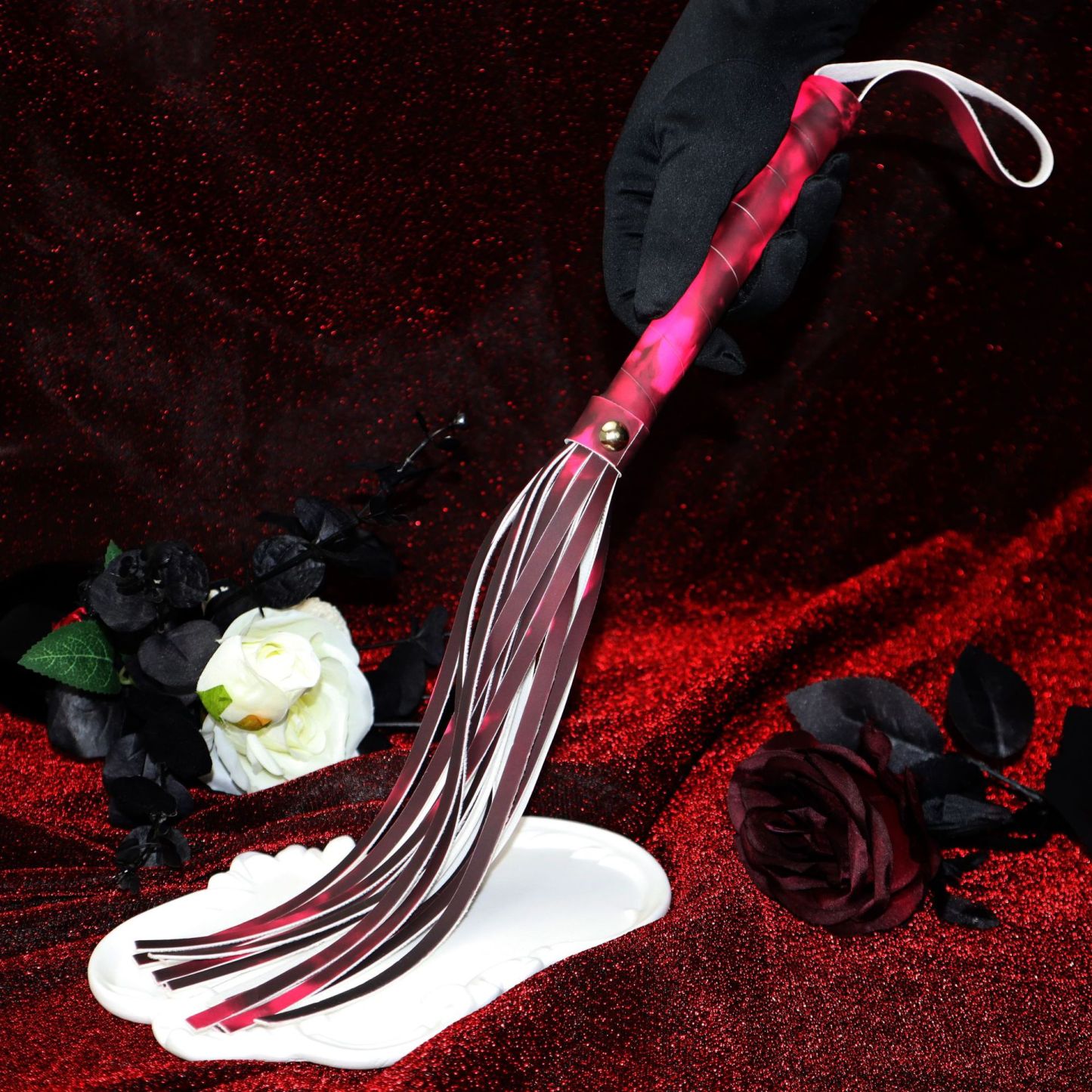 Tassel Leather Whip Heat-reactive Color-changing - image 3