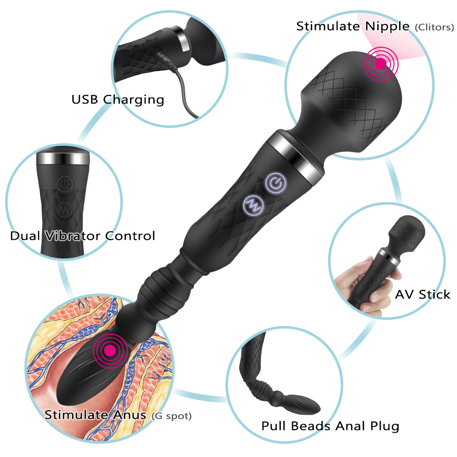 SilkVibe Whisper – Waterproof Couples Wand-WeLovePlugs