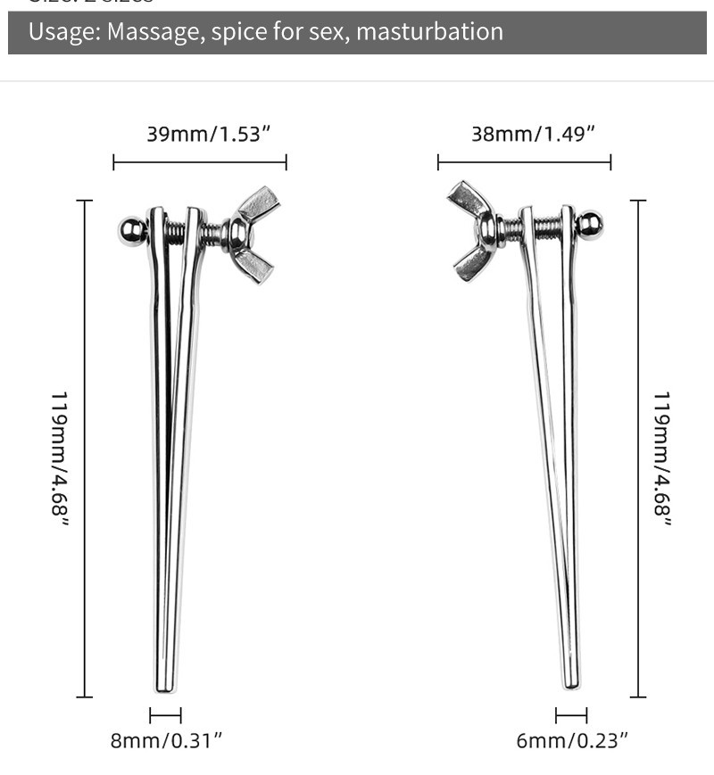 Adjustable Metal Dilator Urethral Rod CBT Dilate Tool