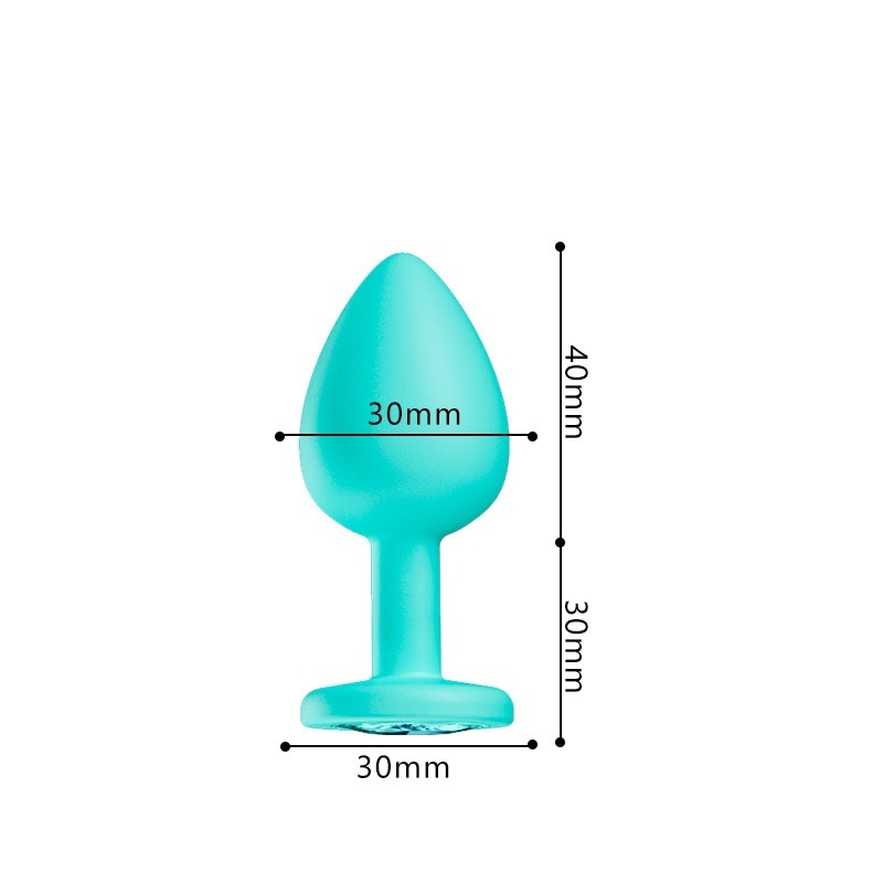 Crystal Diamond Anal Butt Plugs 3 Set