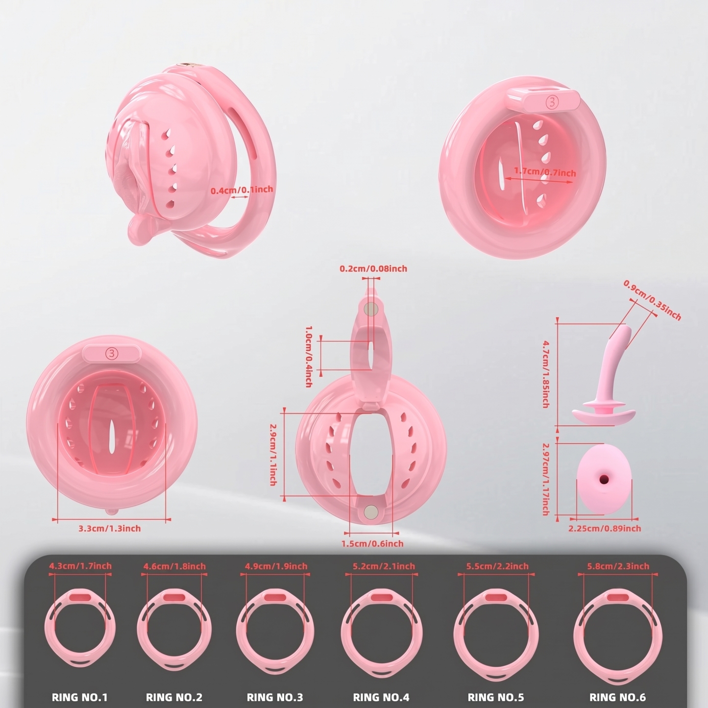 Aegis Flex Magnetic Silicone Chastity Cage - image 6