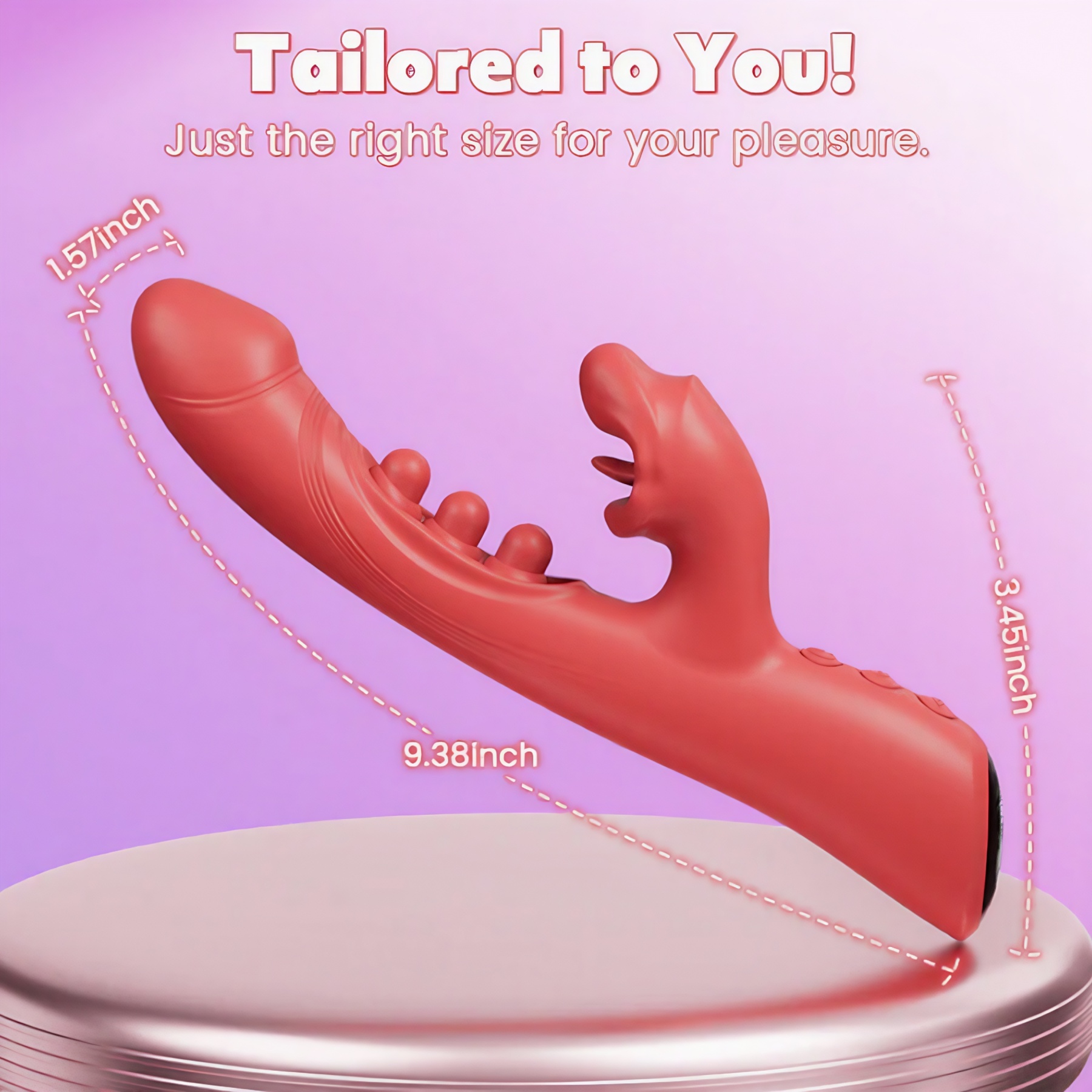 Tongue Tease 4-in-1 Smart Rabbit Vibrator - image 4