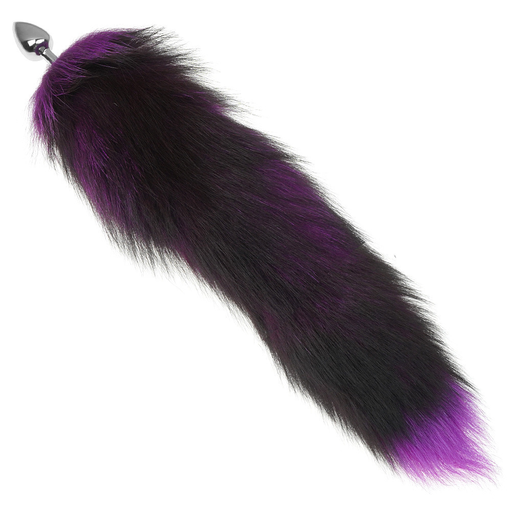 15.75'' Extra-Fluffy Fox Tail Butt Plug - image 3