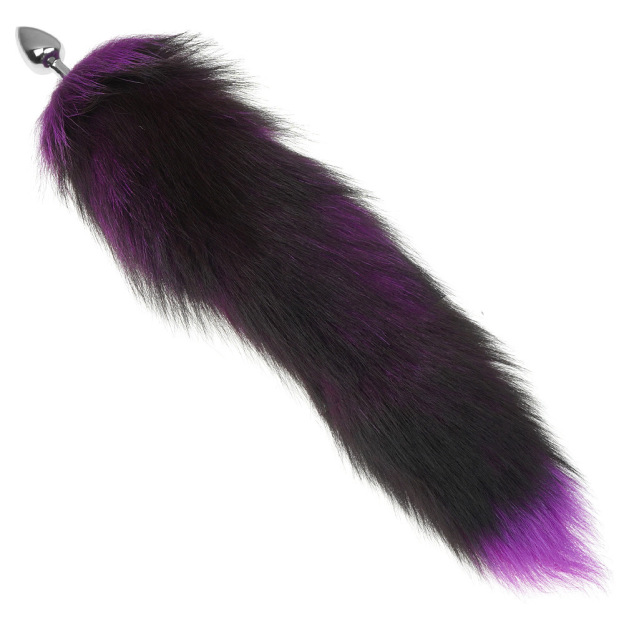 15.75'' Extra-Fluffy Fox Tail Butt Plug - image 3