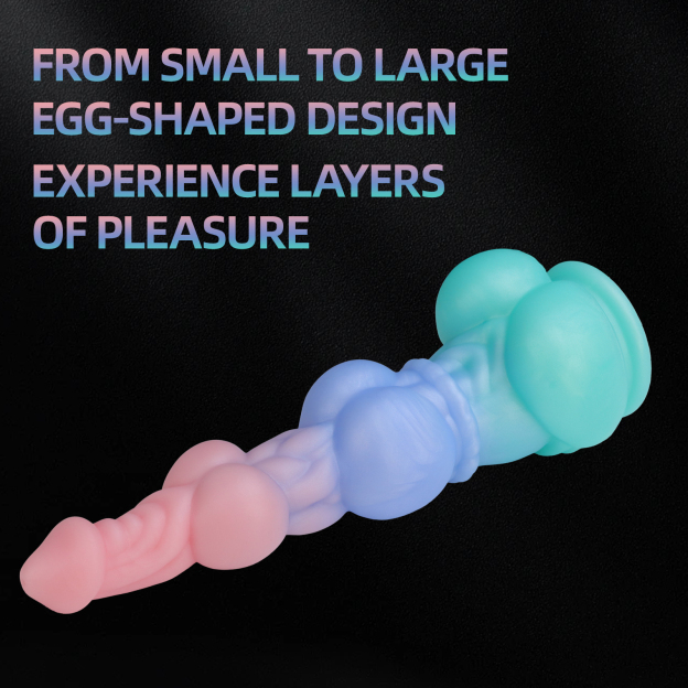 Multi-Node Silicone Fantasy Dildo - image 10