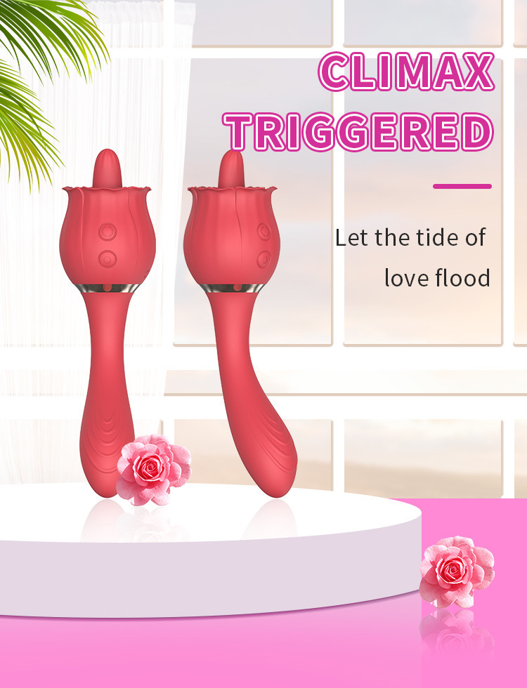 Rosebud Silicone Wand Massager Vibrator-WeLovePlugs