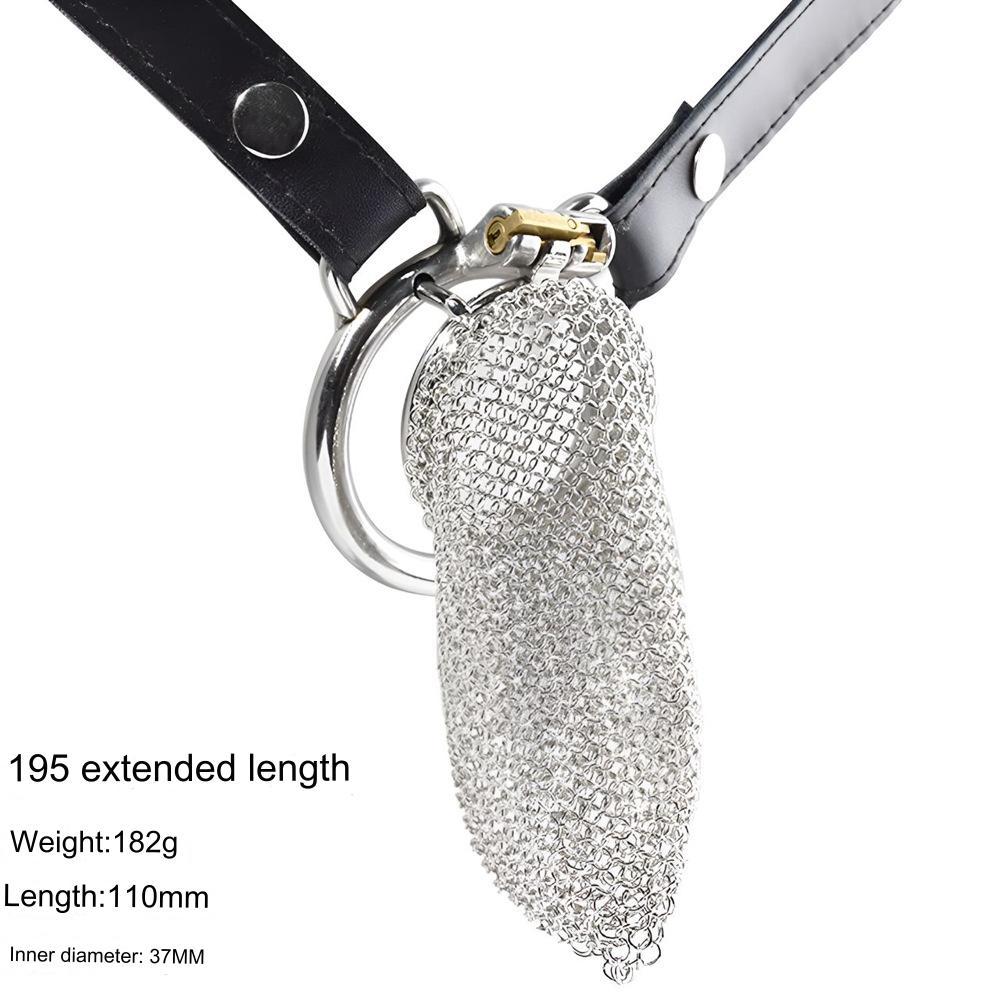 Chain Mail Plating Chastity Cage -WeLovePlugs