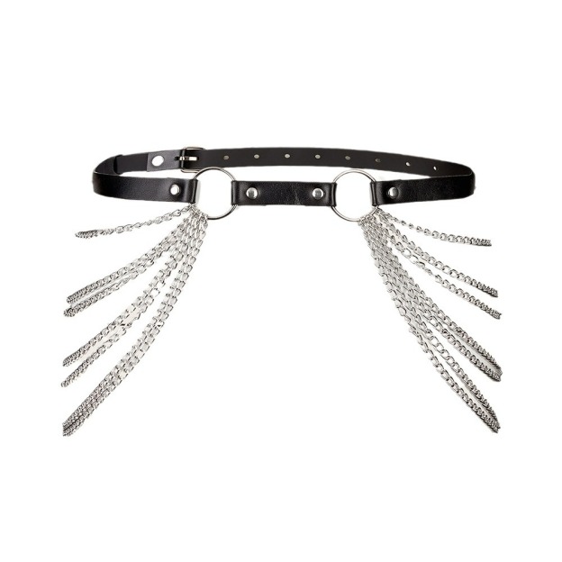 DuoVeil Corse Lingerie Harness Chain-WeLovePlugs