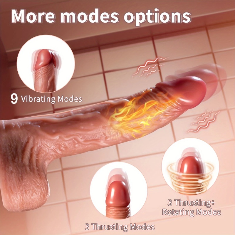 Premium Automatic Thrusting Realistic Dildo with Remote-WeLovePlugs