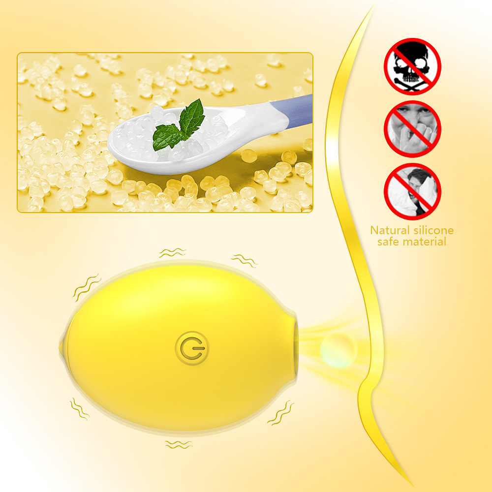 Vibrating Egg Adult Sex Toy Lemon