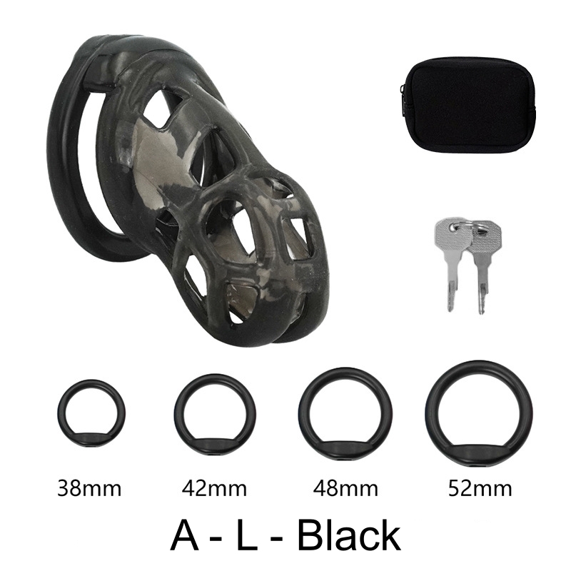 High Quallity 3D Print Breathable TPE Chastity Cage-WeLovePlugs