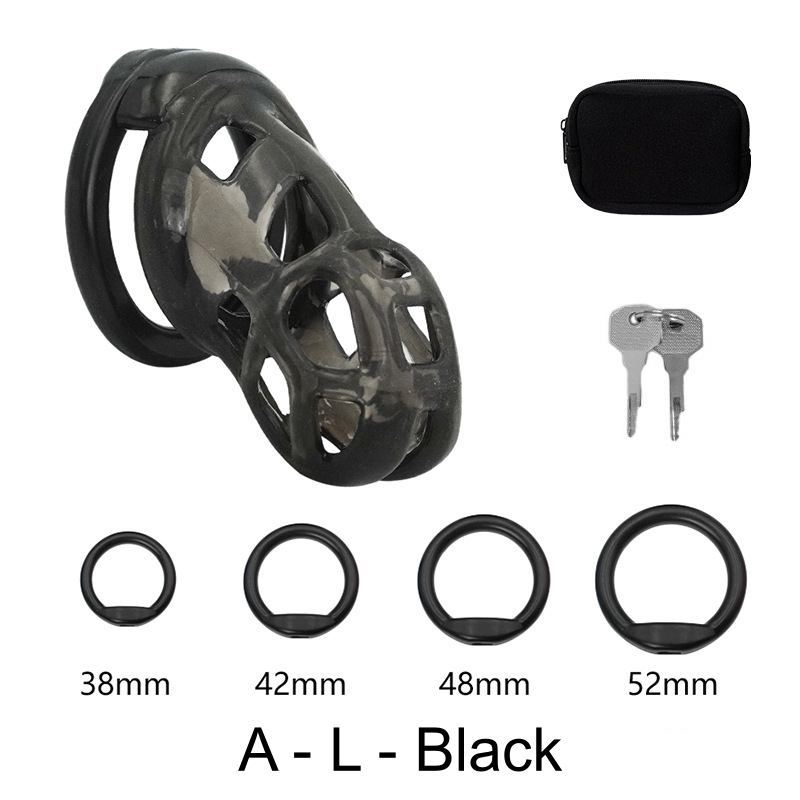 High Quallity 3D Print Breathable TPE Chastity Cage-WeLovePlugs