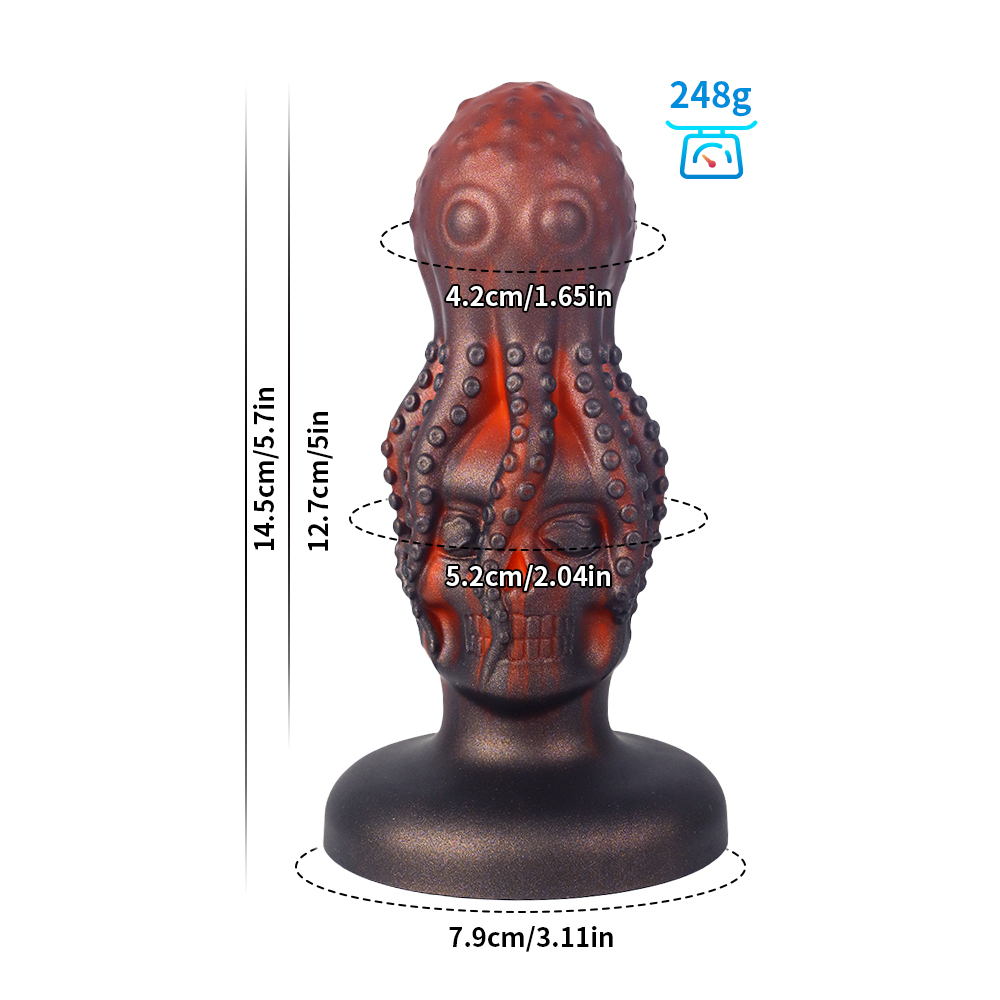 Monster Fantasy Octopus Skull Dildo
