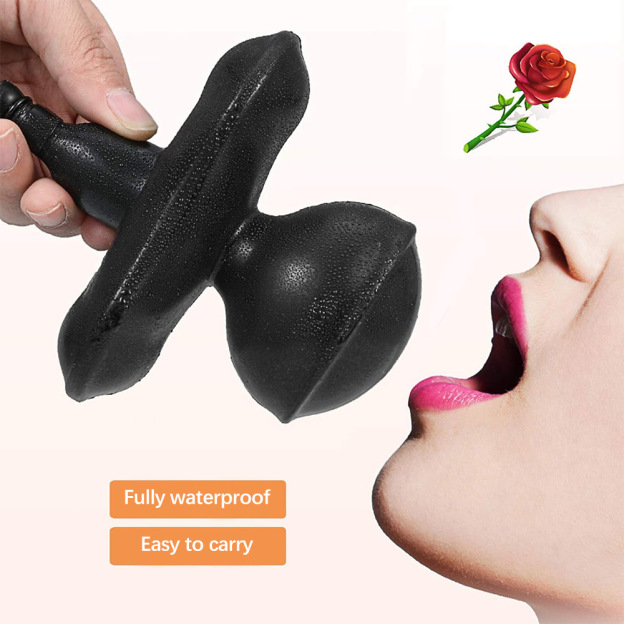 Breathe Control Ball Gag Inflatable Butt Plug