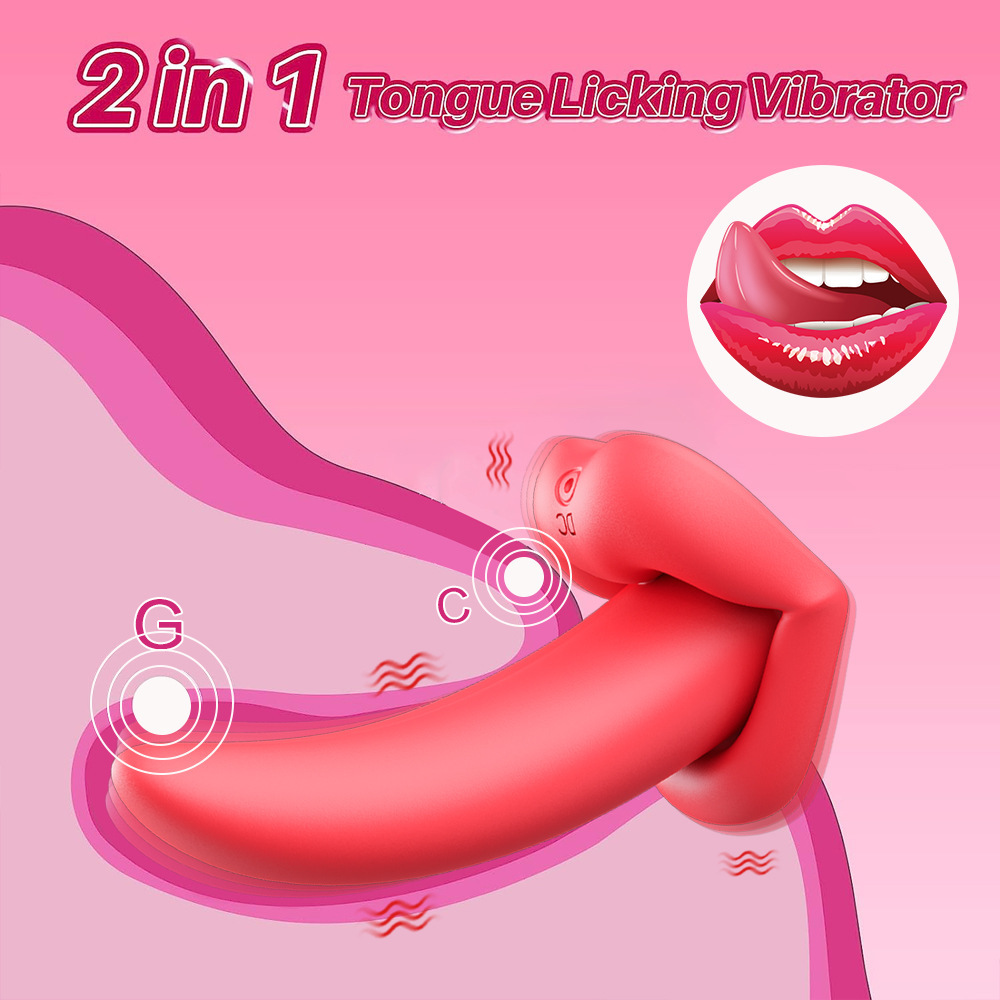 LustLick â Realistic Tongue Vibe for Clitoral & G-Spot Vibrator