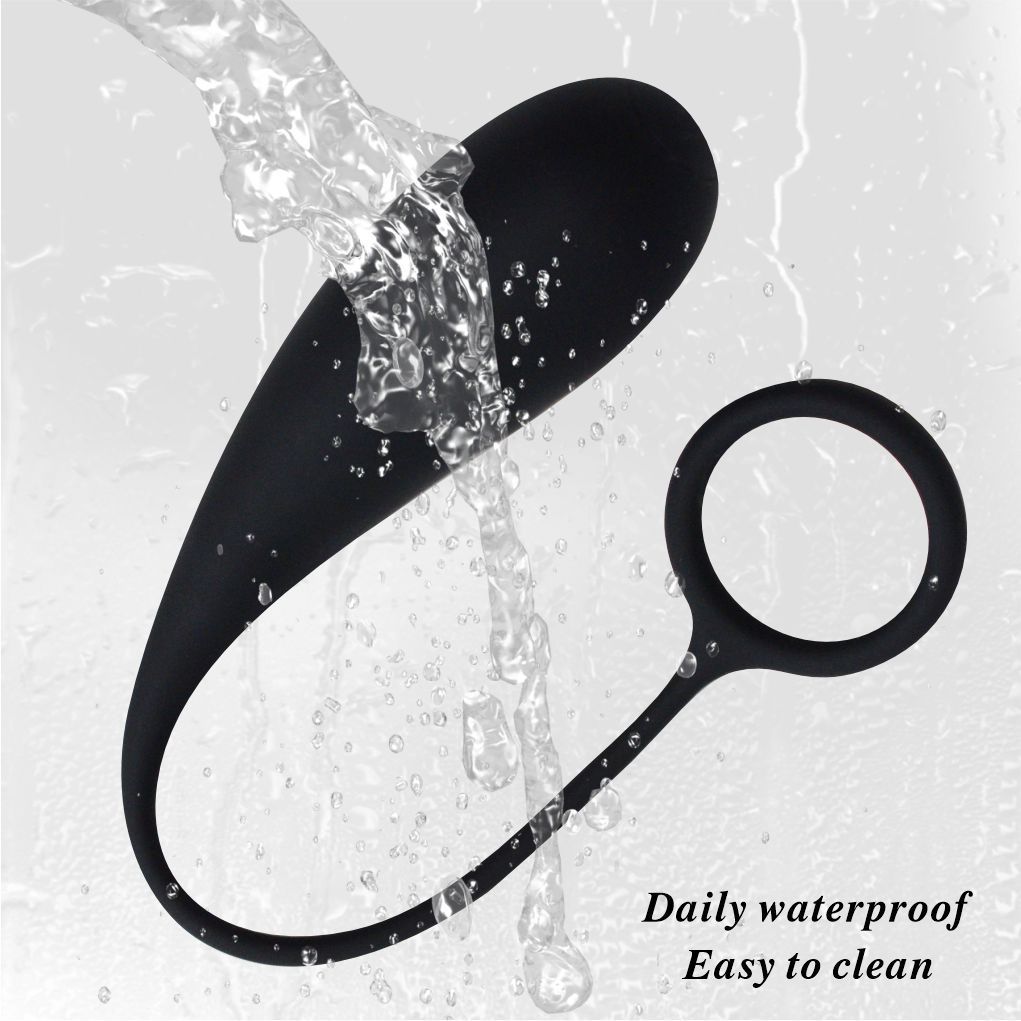App Control Dual-Color Cock Ring with Vibrating Egg
