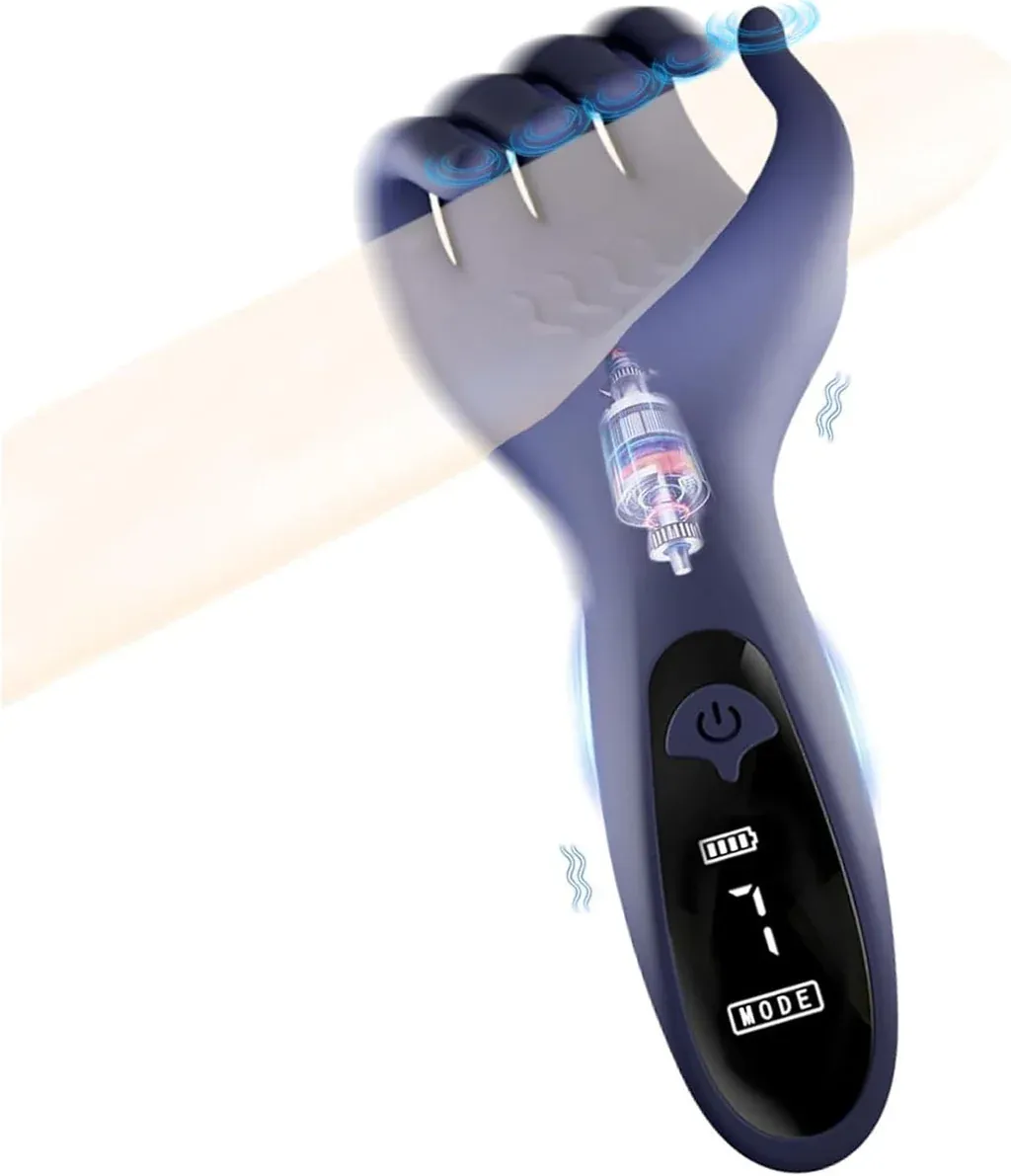Rechargeable 10-Speed Male Vibrator with Magnetic Charge - image 1
