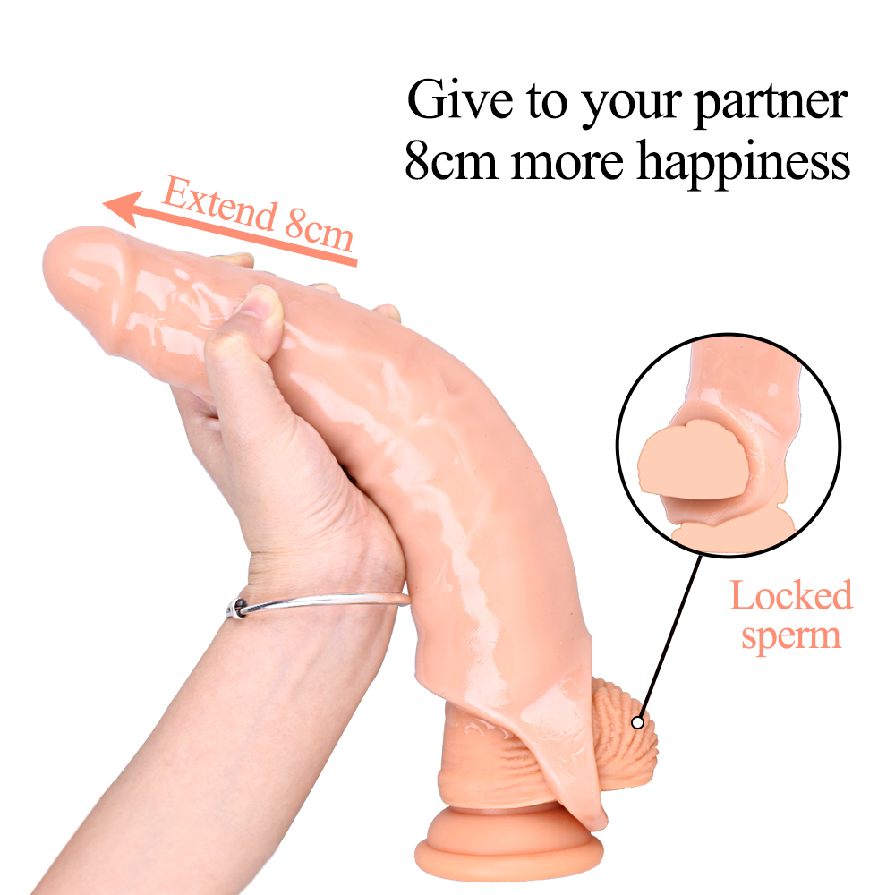 Mighty Penis Extender Sleeve with Ball Loop 