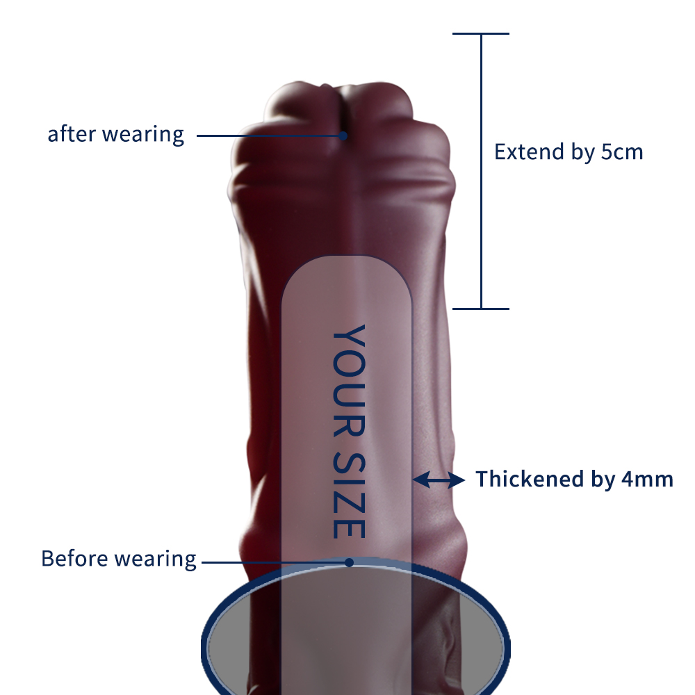 Realistic Dildo Sleeve & Testicle Harness for Enhanced Girth and Length - image 1