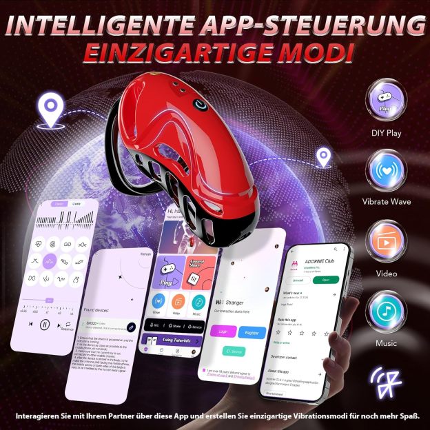 Chastity Sex Toys With 5 Sizes Rings 2 Keys & 1 Lock - image 1