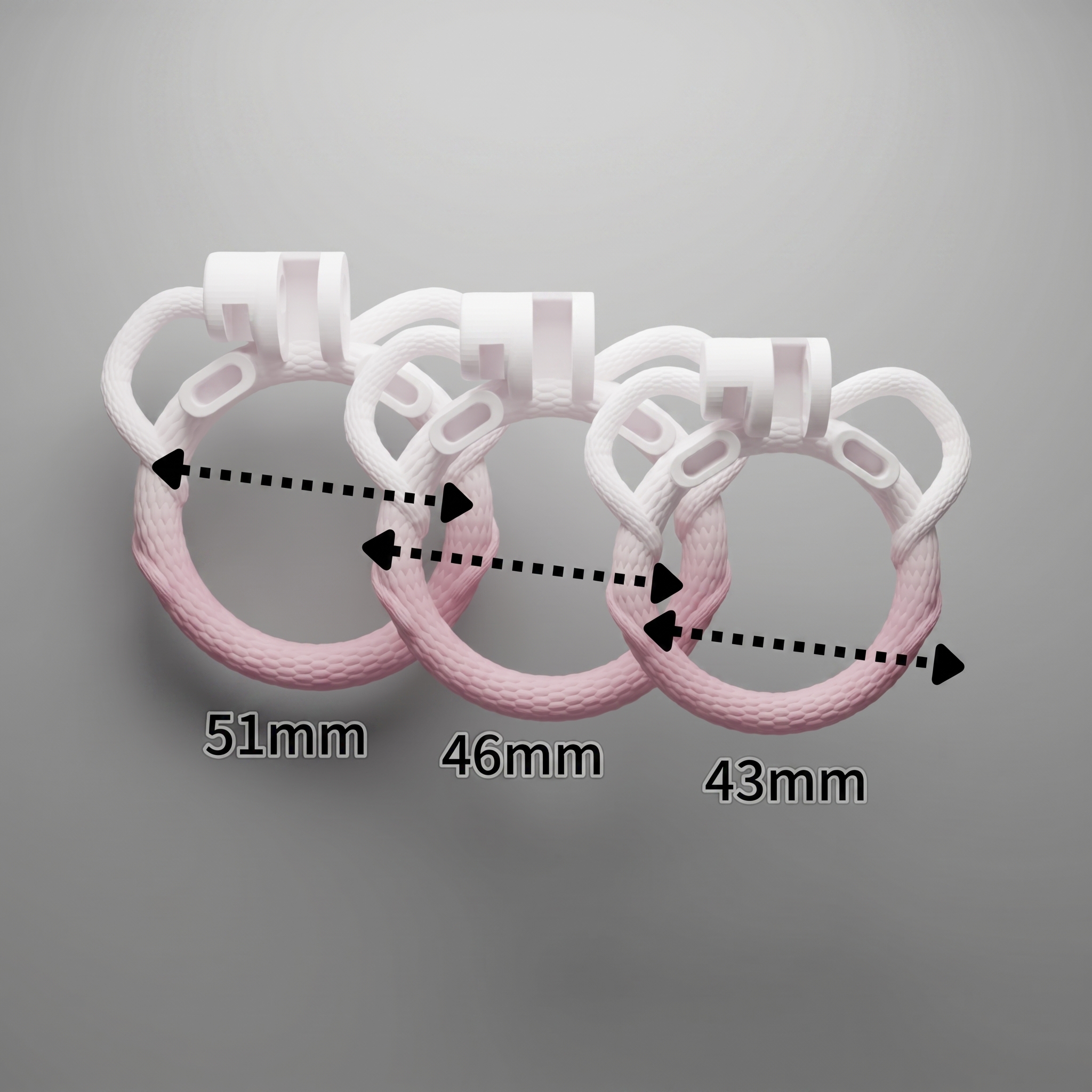 Pink Serpent Chastity Cage - image 5