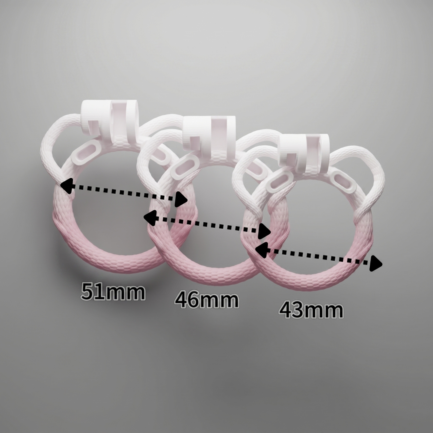 Pink Serpent Chastity Cage - image 5