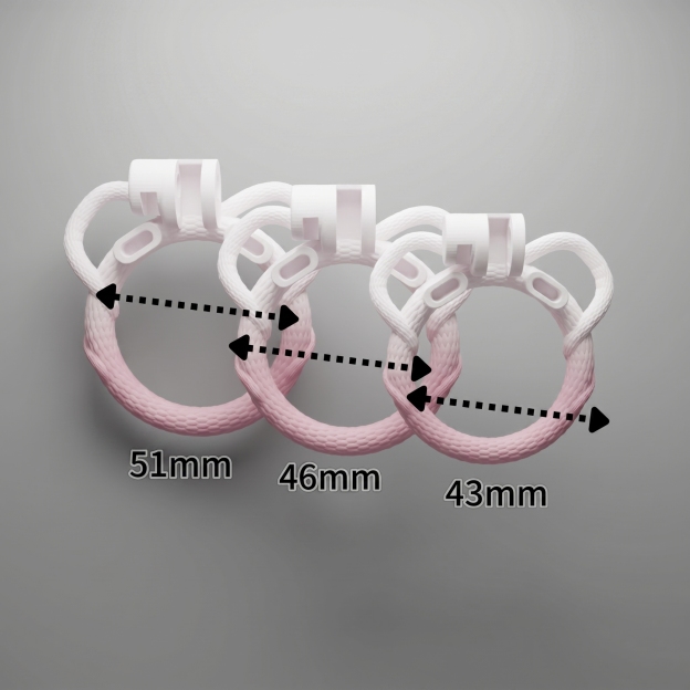 Pink Serpent Chastity Cage - image 5