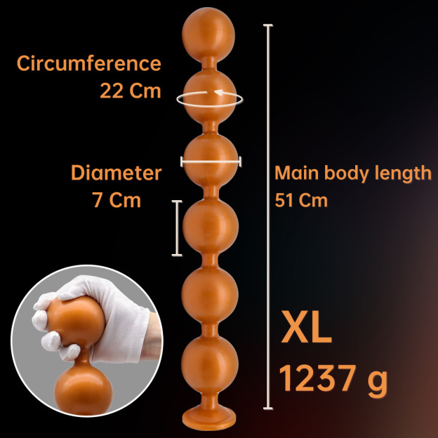 Extra Large Butt Plugs Huge Beaded Anal Plug -WeLovePlugs