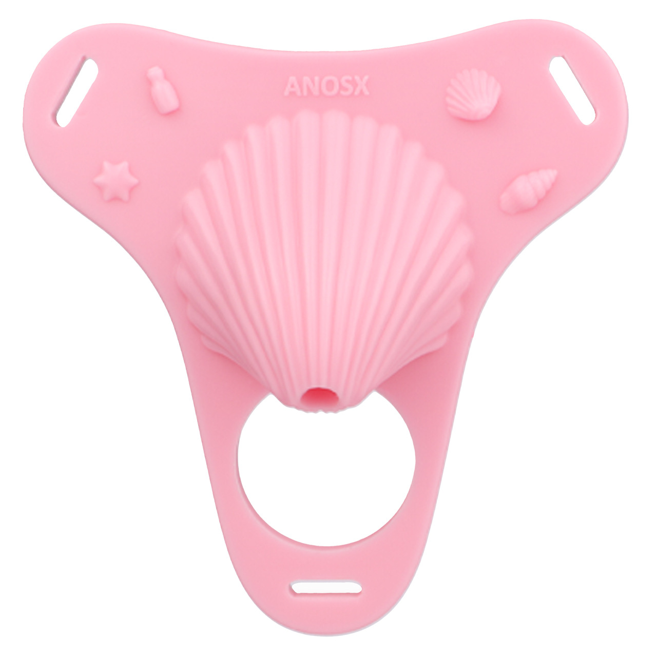 Shell-Style Wearable Silicone Chastity Cage Belt-WeLovePlugs