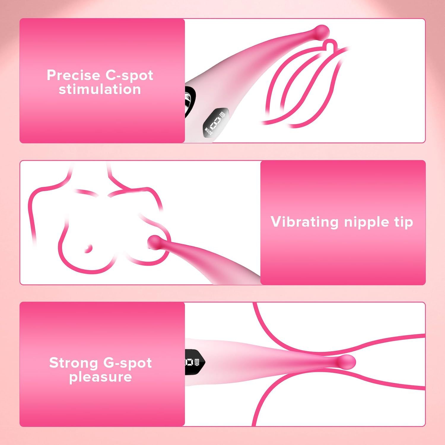 Premium 3D Spiral Oscillation Clitoral & G-Spot Vibrator for Women and Couples - image 3