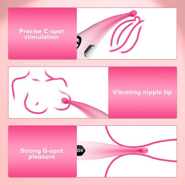 Premium 3D Spiral Oscillation Clitoral & G-Spot Vibrator for Women and Couples - image 3