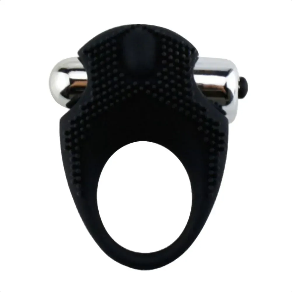 Vibrating Bullet Cock Ring-WeLovePlugs
