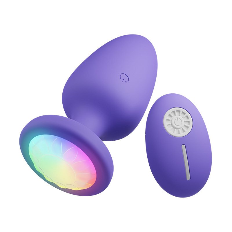 Nebula Remote Control Light Up Anal Butt Plug-WeLovePlugs