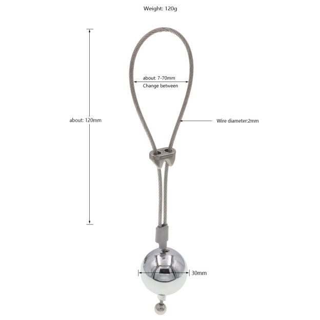 BDSM CBT Penis Training Weights -WeLovePlugs