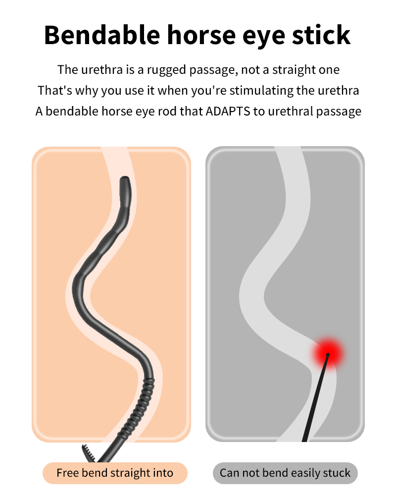 Silicone Urethral Exploration Plug with Syringe-WeLovePlugs